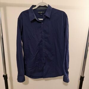 Beverly Hills Polo Club Navy Button Down Shirt